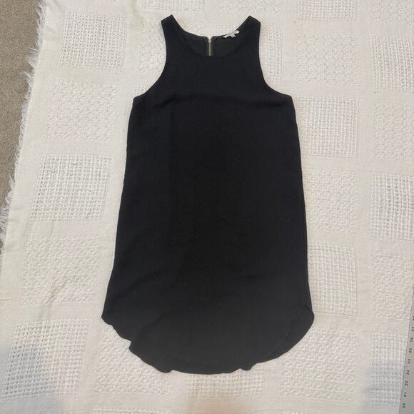 Aritzia Wilfred Sebatier small silk exposed zipper shift dress D4 2933 - Picture 10 of 14